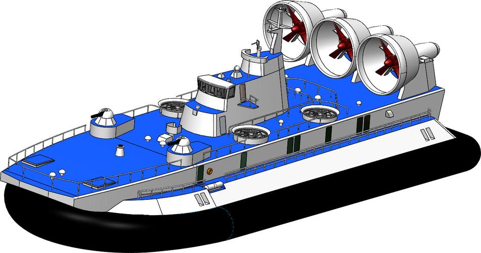 俄羅斯的“野牛”氣墊船 船舶設計的杰作（SW2016含所有特征）